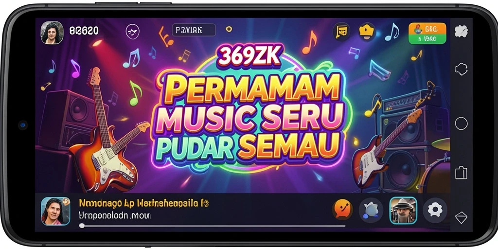 Screenshot gameplay <strong>369ZK</strong> menampilkan pemain menikmati pengalaman musik.