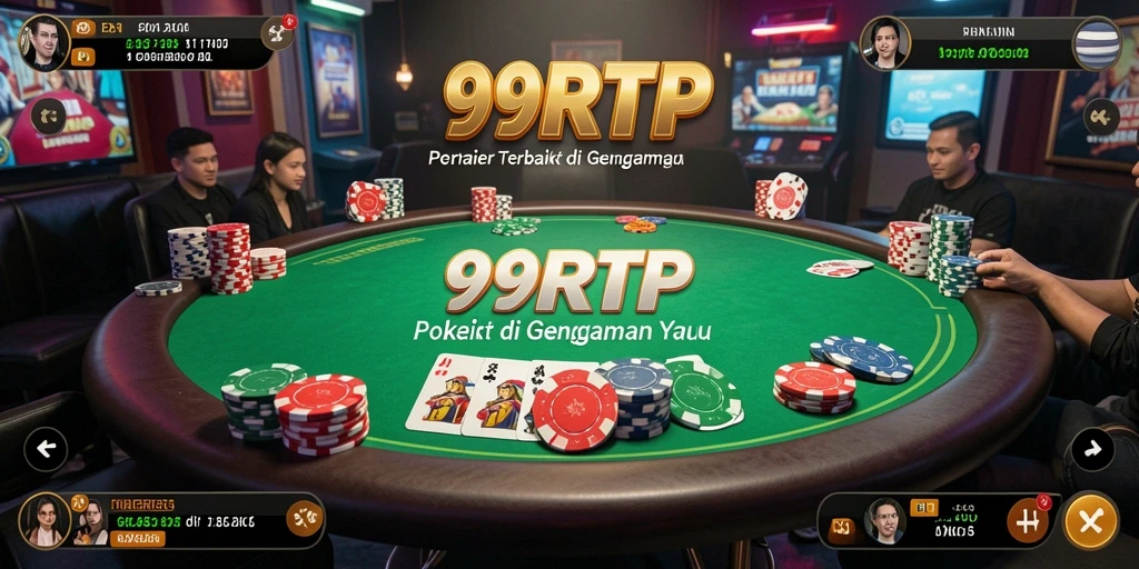 Tampilan gameplay Poker yang mengasyikkan di 99RTP.