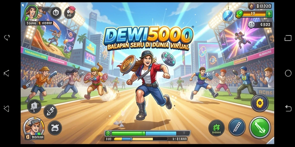 Grafik indah dan intensitas balapan di DEWI5000.