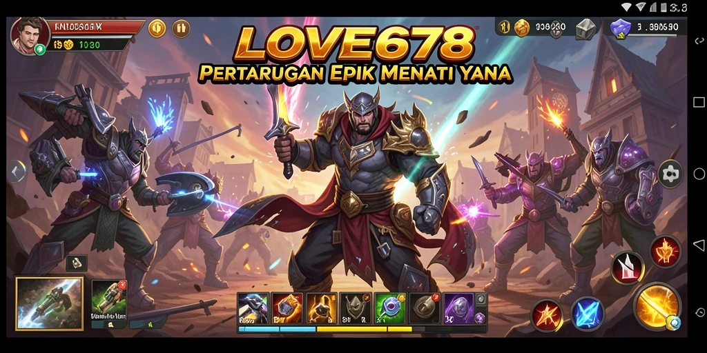 Screenshot dari gameplay LOVE678 yang memukau dan menegangkan.