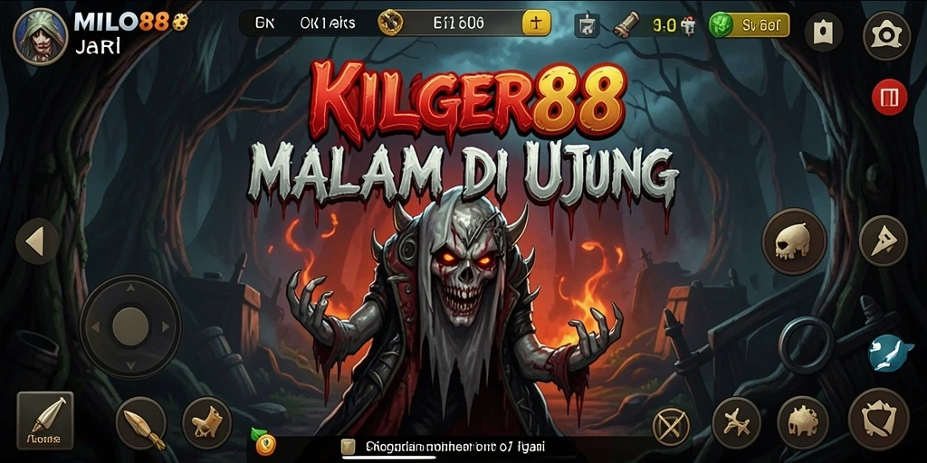 Screenshot gameplay menyeramkan dari MILO88 yang menegangkan.